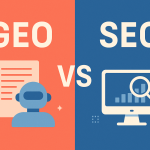 Ai generated image - SEO VS GEO
